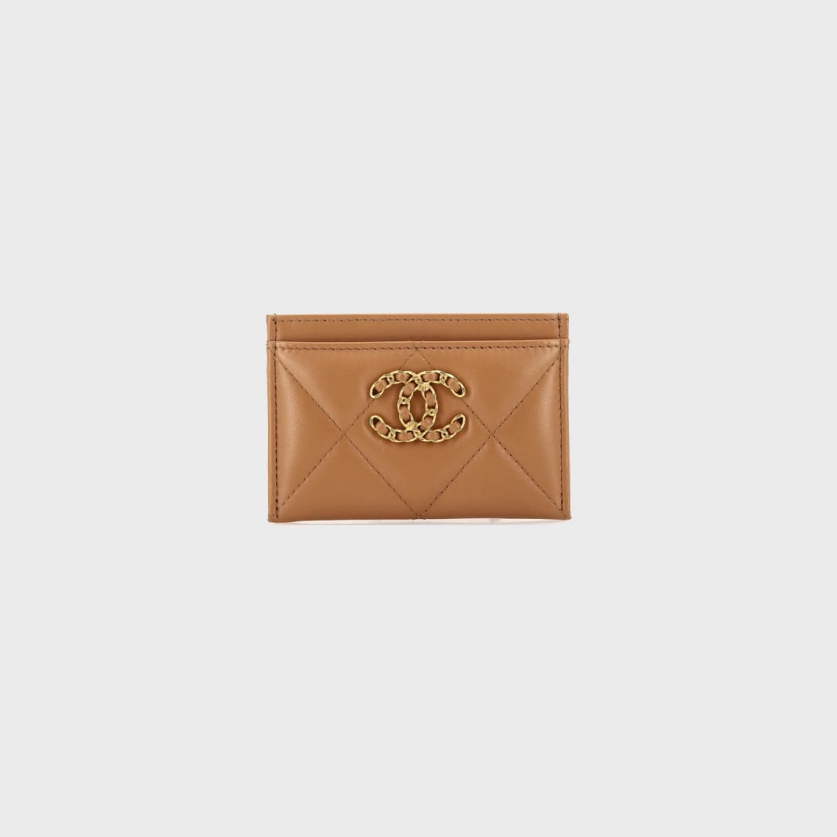 Chanel 19 Card Holder Quilted