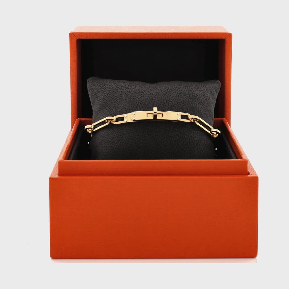 Hermes Kelly Chaine Gold Diamonds