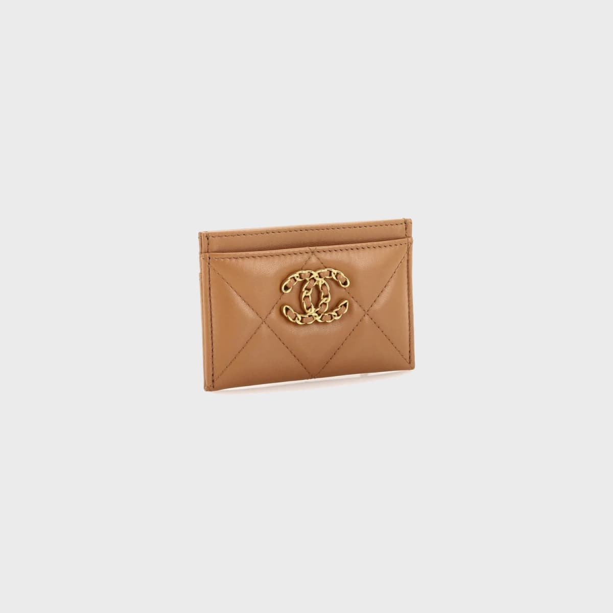 Chanel 19 Card Holder Quilted