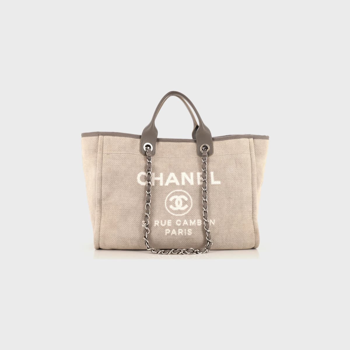Chanel Deauville Tote Wool
