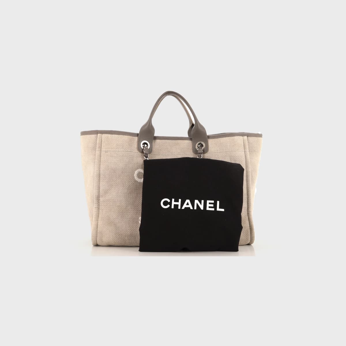 Chanel Deauville Tote Wool
