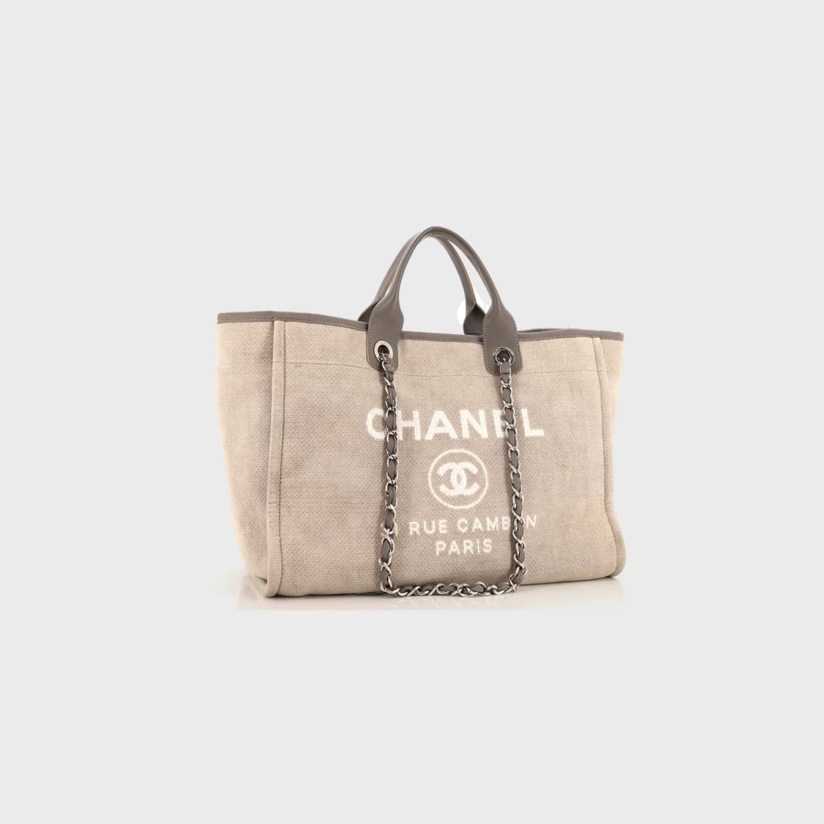 Chanel Deauville Tote Wool