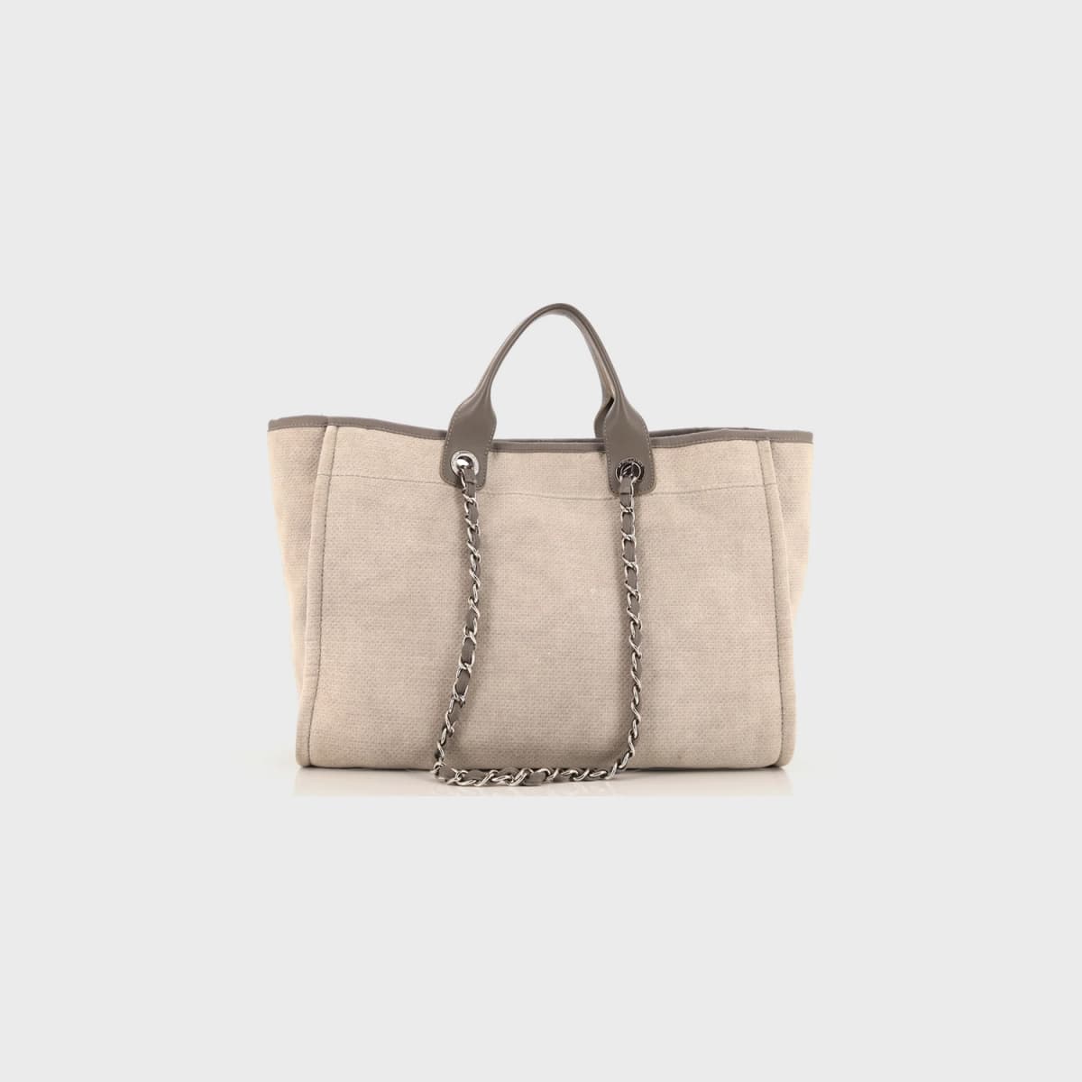 Chanel Deauville Tote Wool