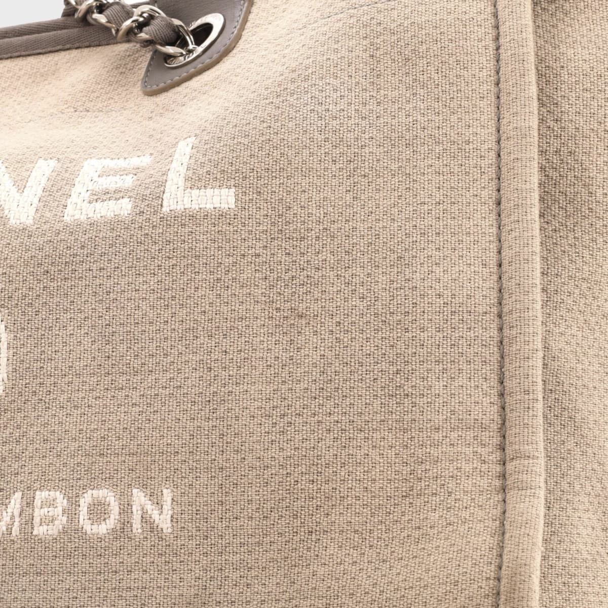 Chanel Deauville Tote Wool