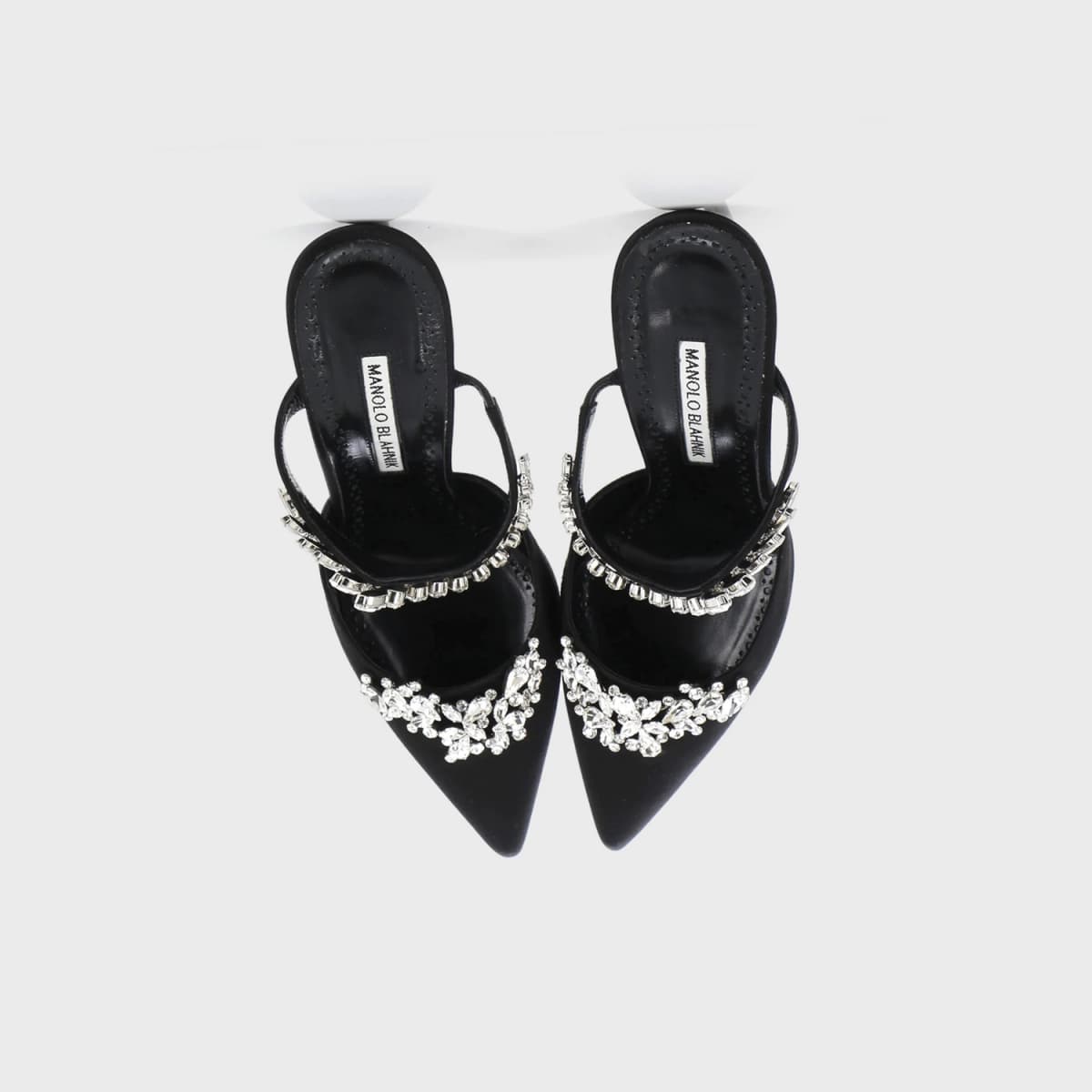 Manolo Blahnik Lurum Heeled Mules