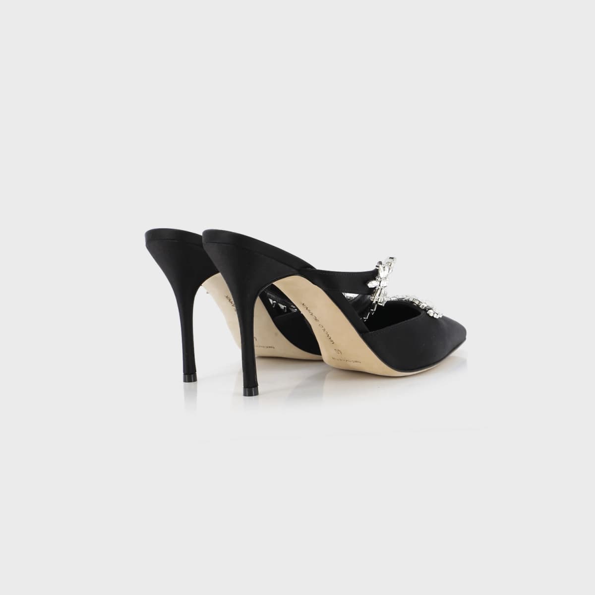 Manolo Blahnik Lurum Heeled Mules