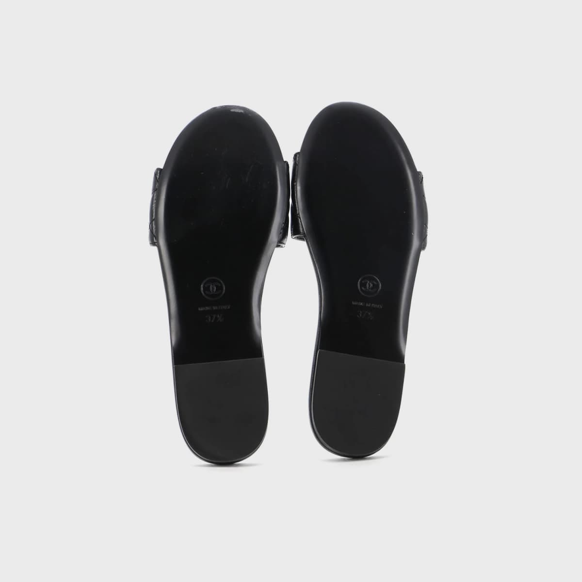 Chanel CC Slide Sandals