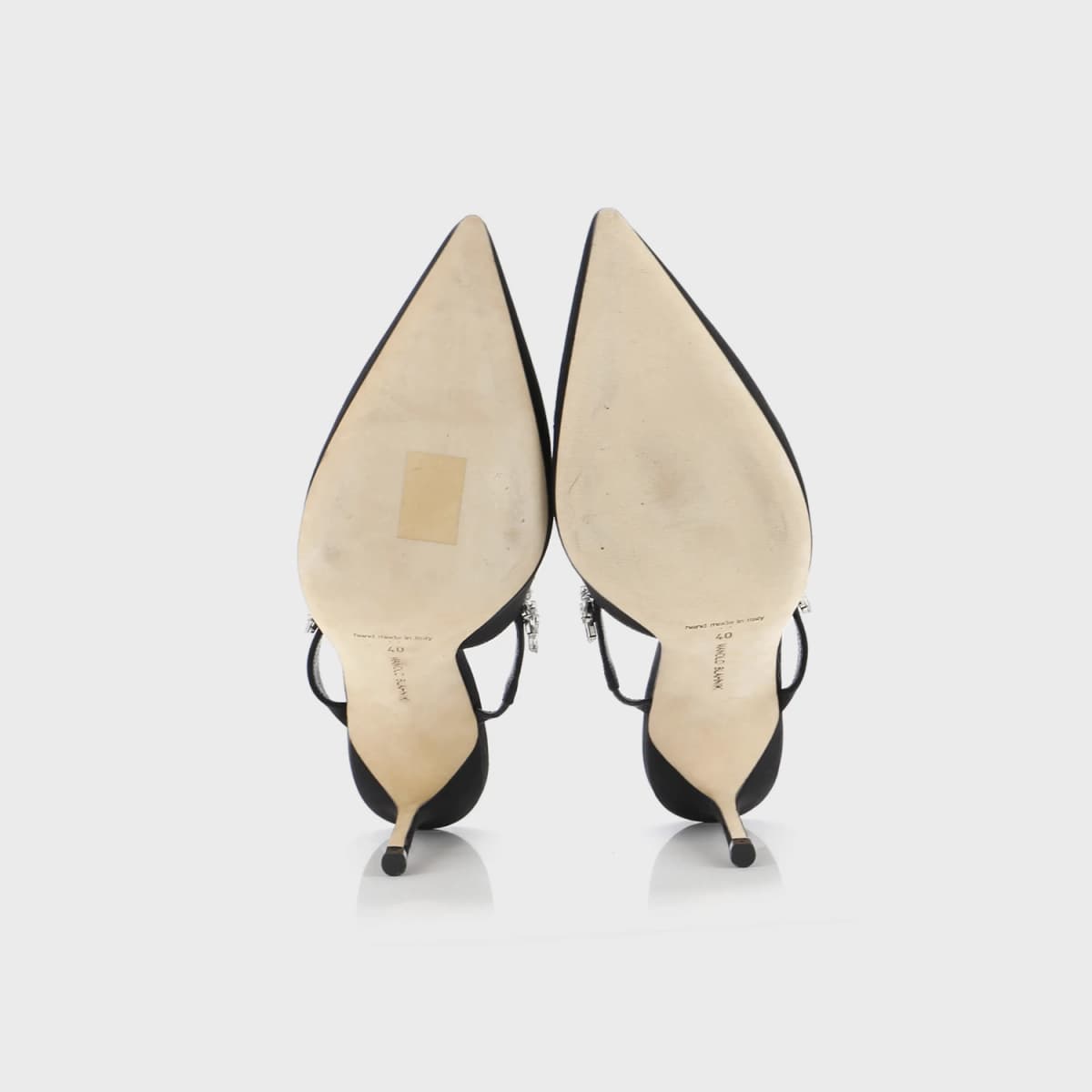 Manolo Blahnik Lurum Heeled Mules
