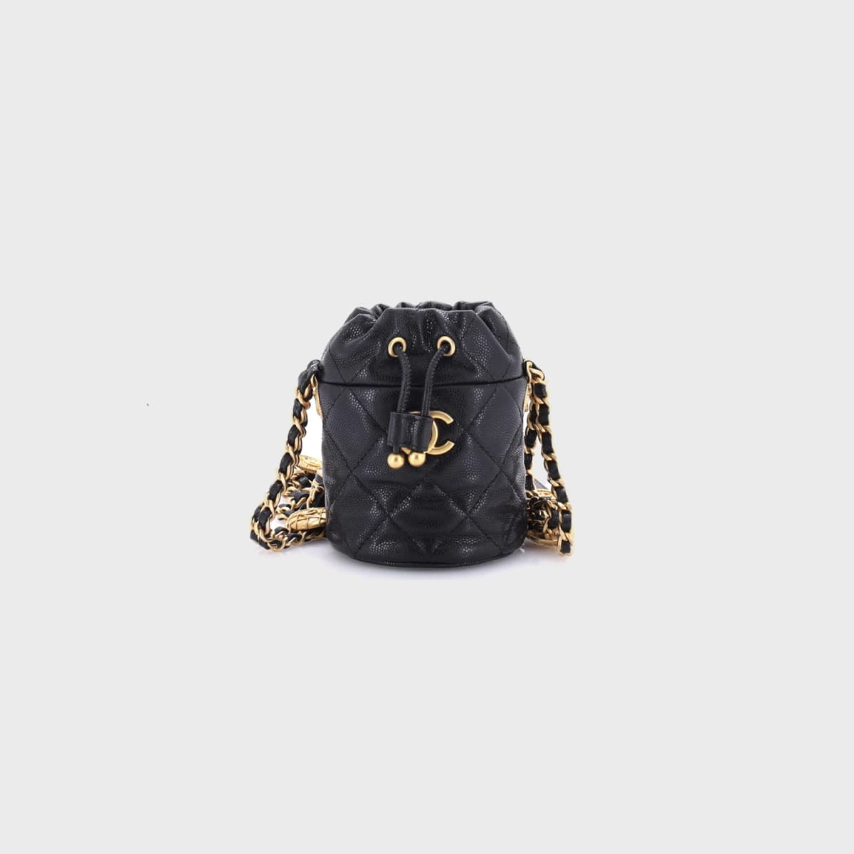 Chanel Chain Quilted Caviar