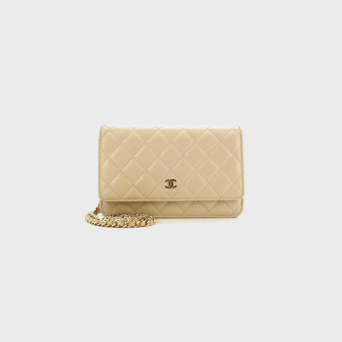 Chanel Chain Quilted Caviar