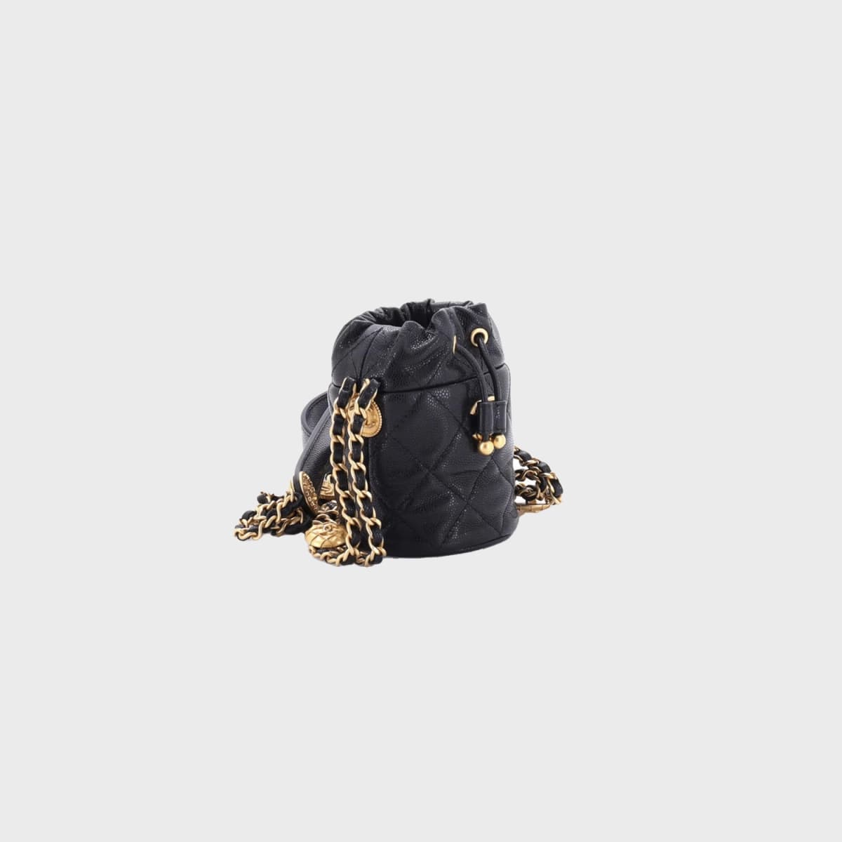 Chanel Chain Quilted Caviar
