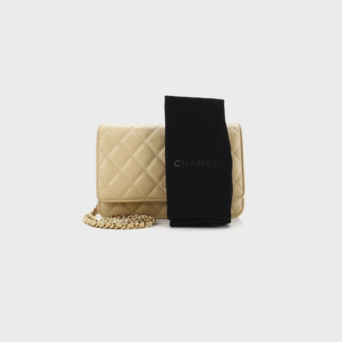 Chanel Chain Quilted Caviar