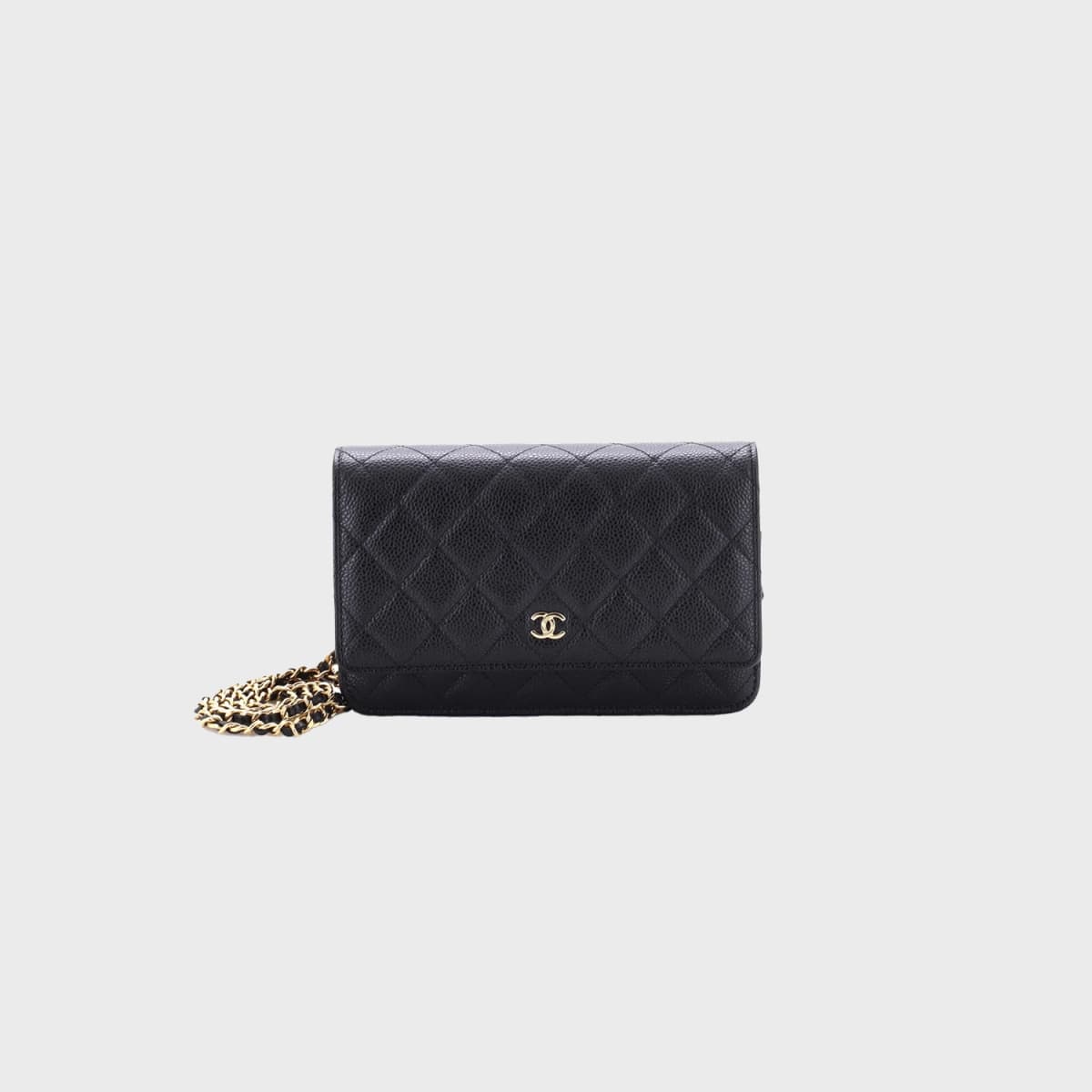 Chanel Chain Quilted Caviar