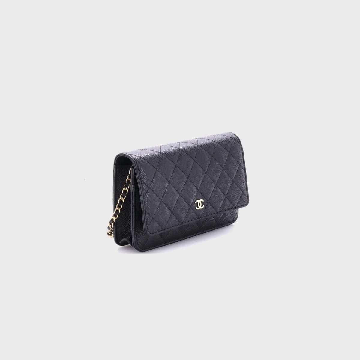 Chanel Chain Quilted Caviar