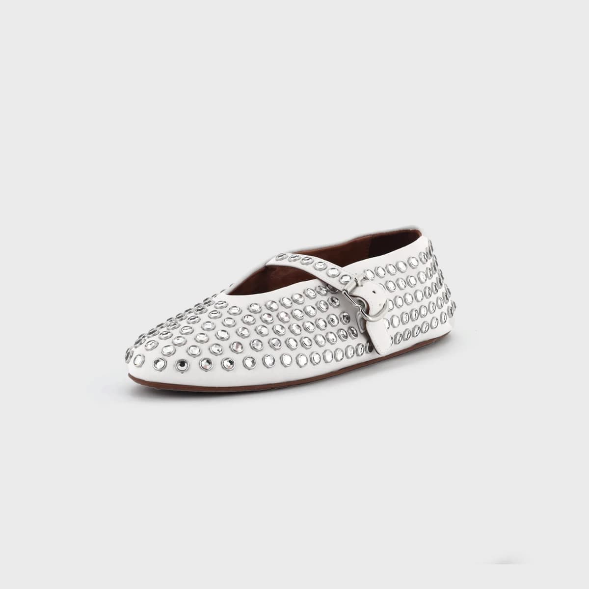 Alaia Buckle Ballerina
