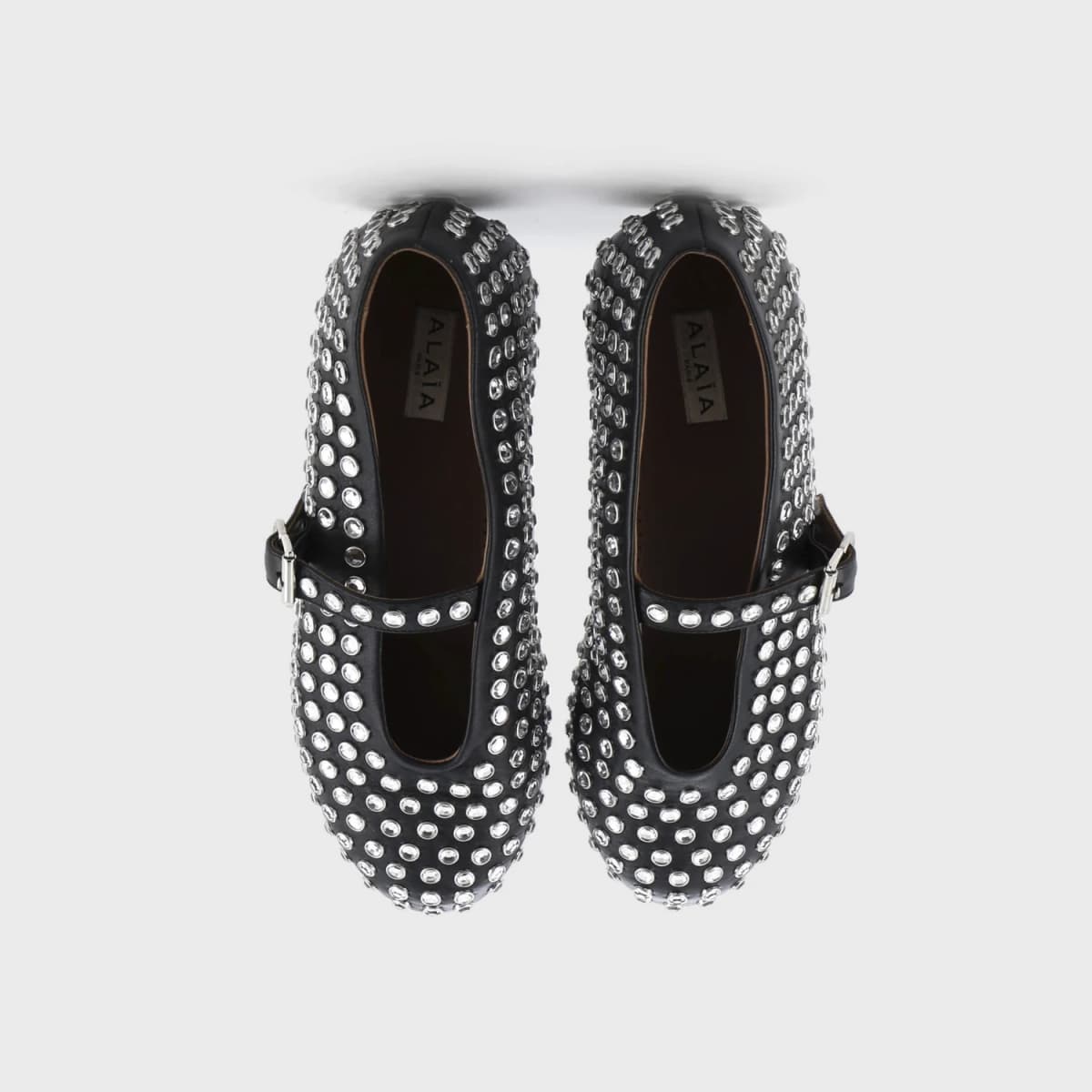 Alaia Buckle Ballerina