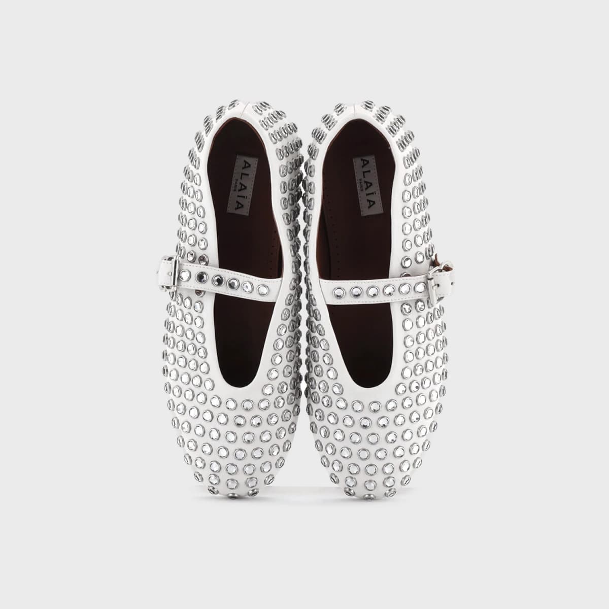 Alaia Buckle Ballerina