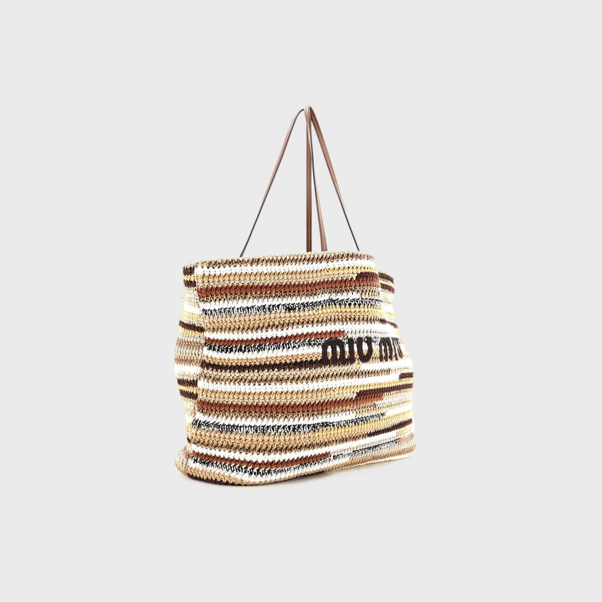 Miu Miu Logo Tote Crochet