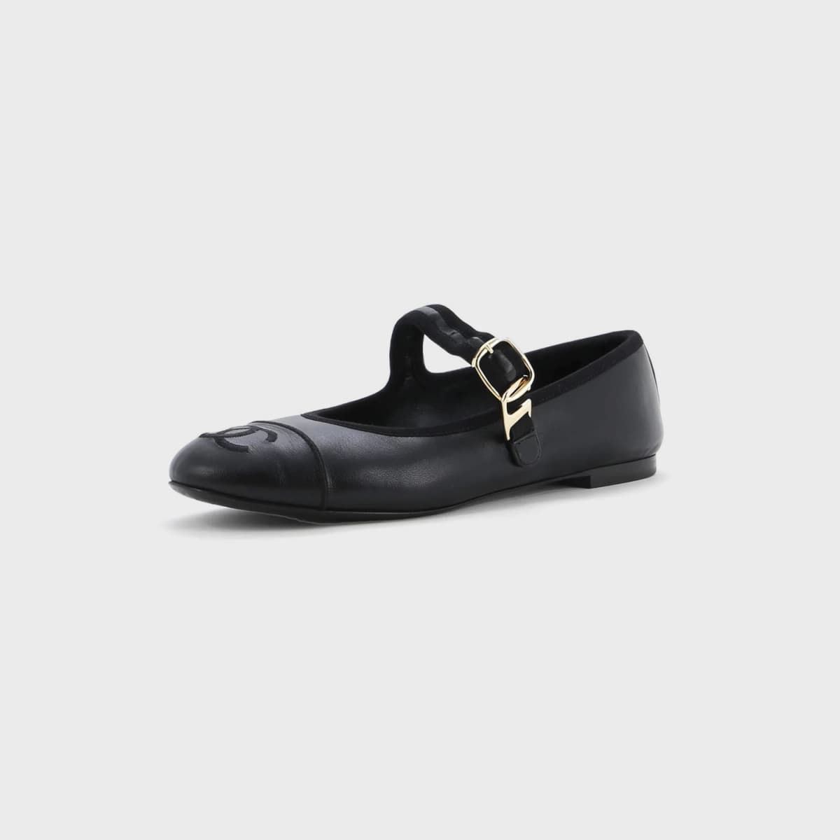 Chanel CC Mary Jane Flats