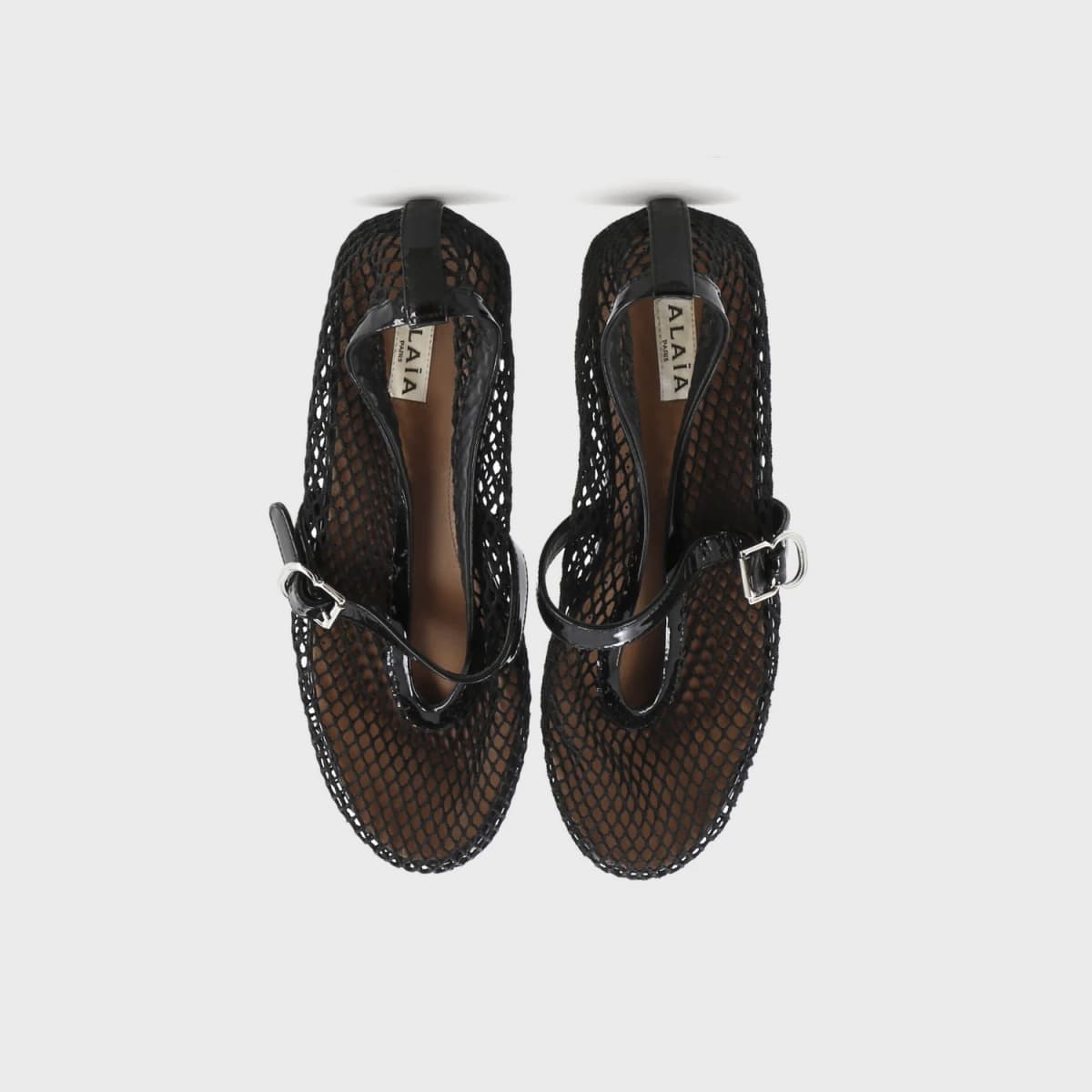 Alaia Buckle Ballerina