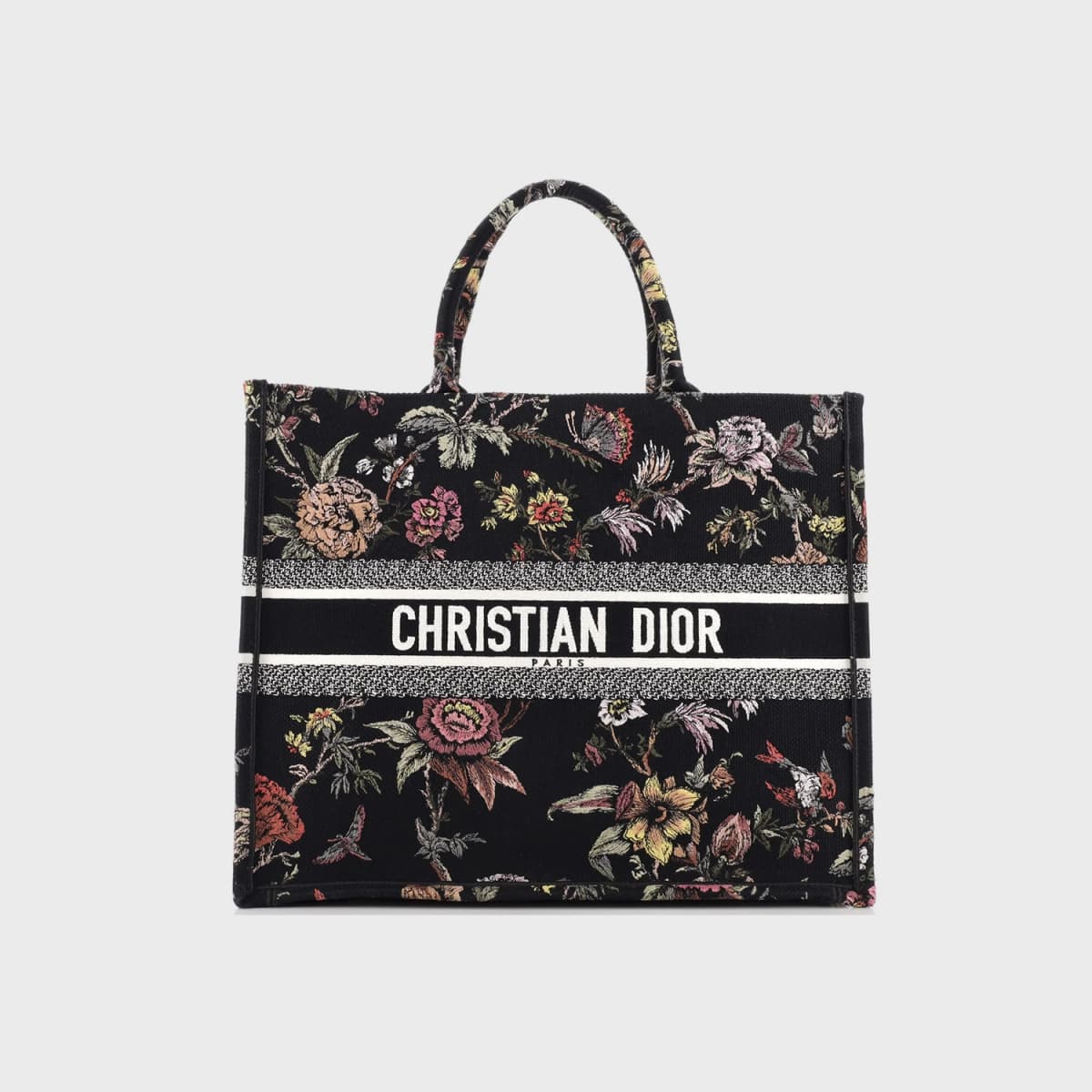 Christian Dior Book Tote Embroidered