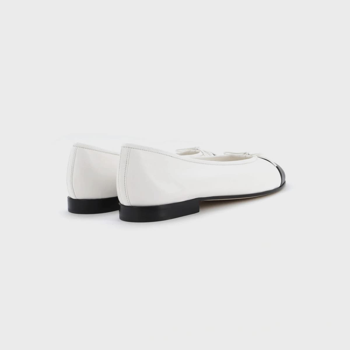 Chanel CC Cap Toe Bow Ballerina
