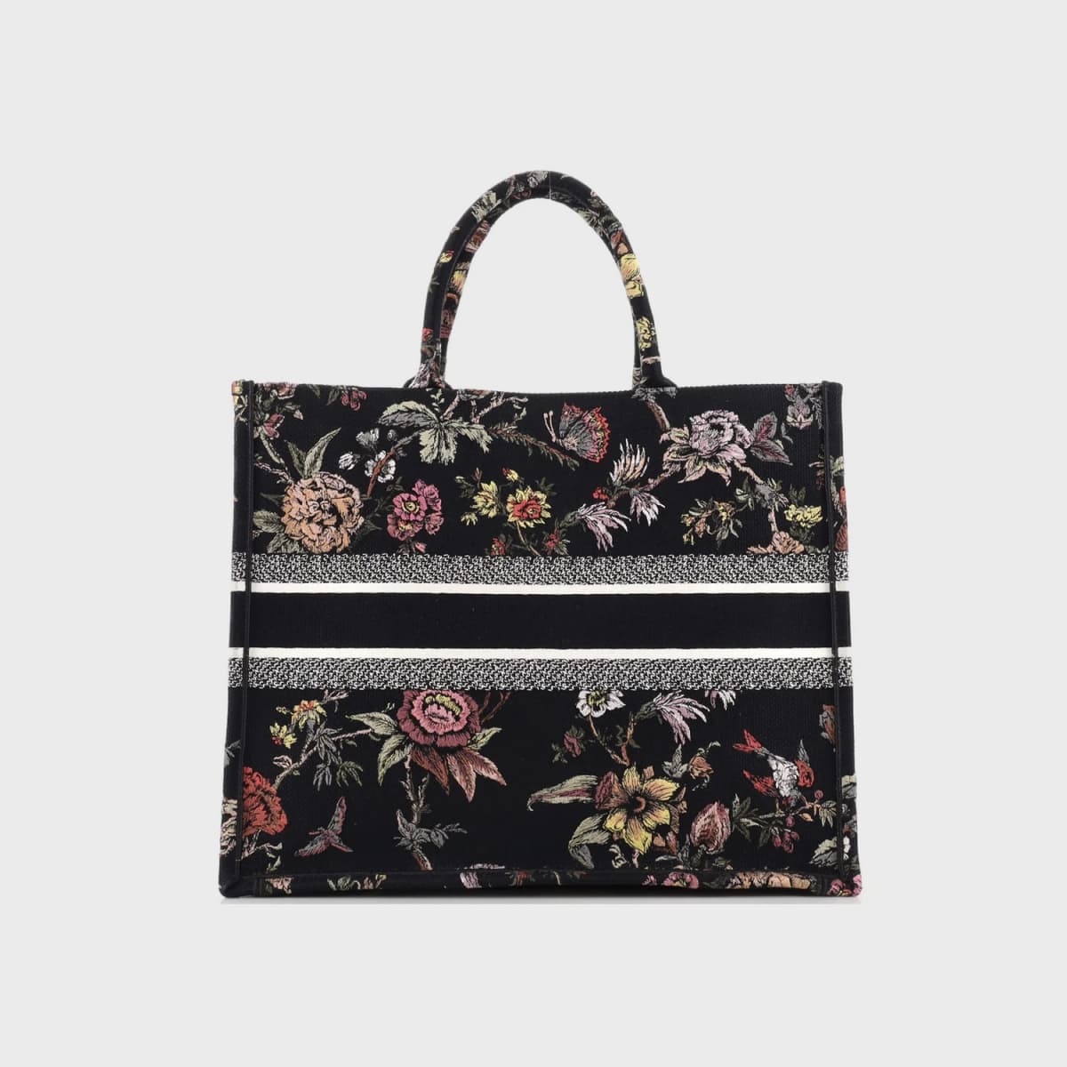 Christian Dior Book Tote Embroidered