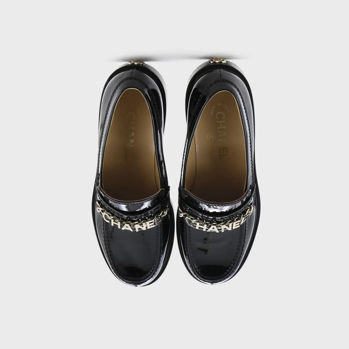 Chanel Logo Loafers