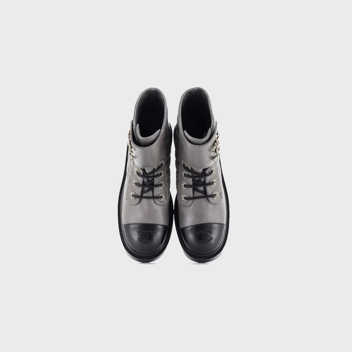 Chanel Chain CC Cap Toe Lace