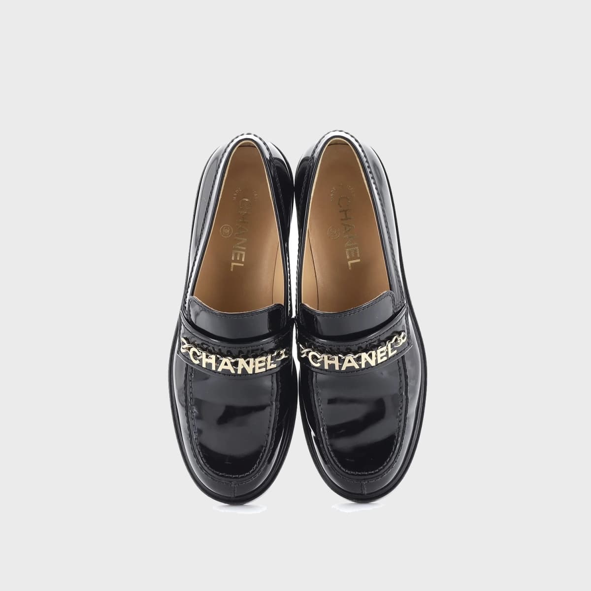 Chanel Logo Loafers
