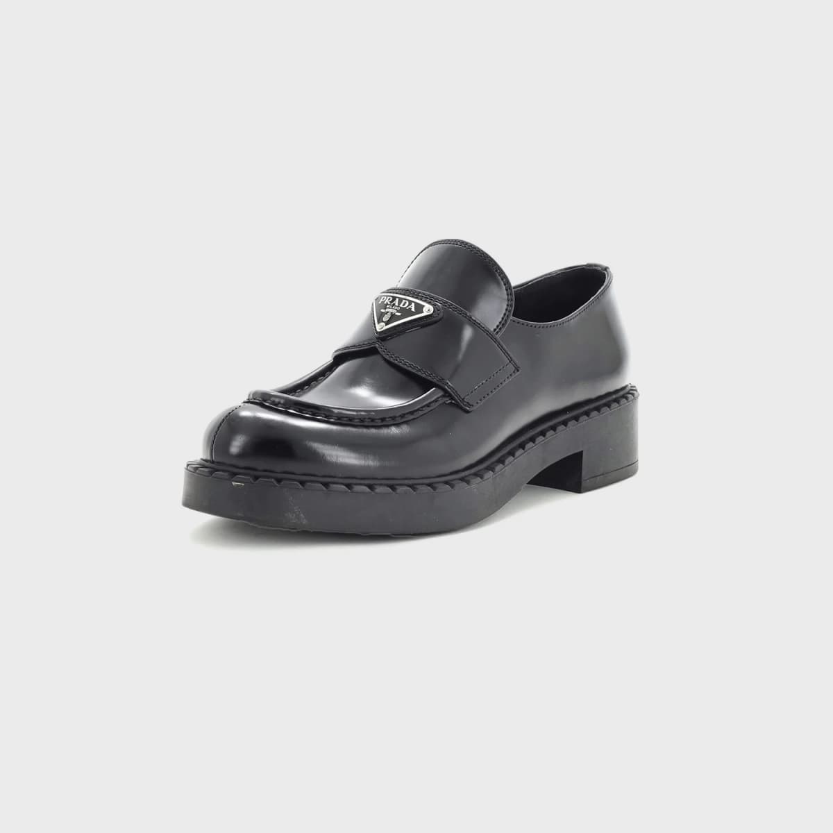 Prada Triangle Loafers